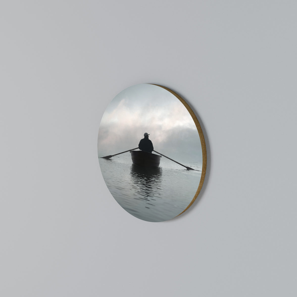 SAIL INTO THE UNKNOWN Στρογγυλός πίνακας ζωγραφικής