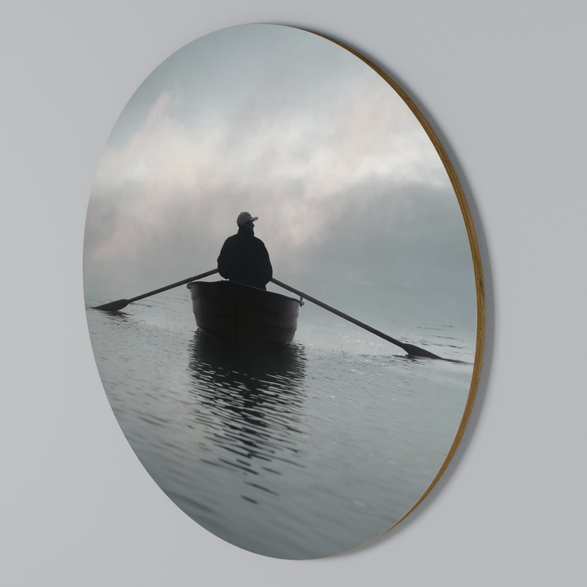 SAIL INTO THE UNKNOWN Στρογγυλός πίνακας ζωγραφικής