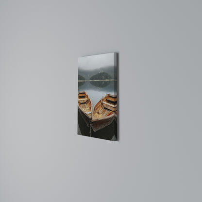 HARMONY OF BOATS Κατακόρυφος Πίνακας σε Καμβά