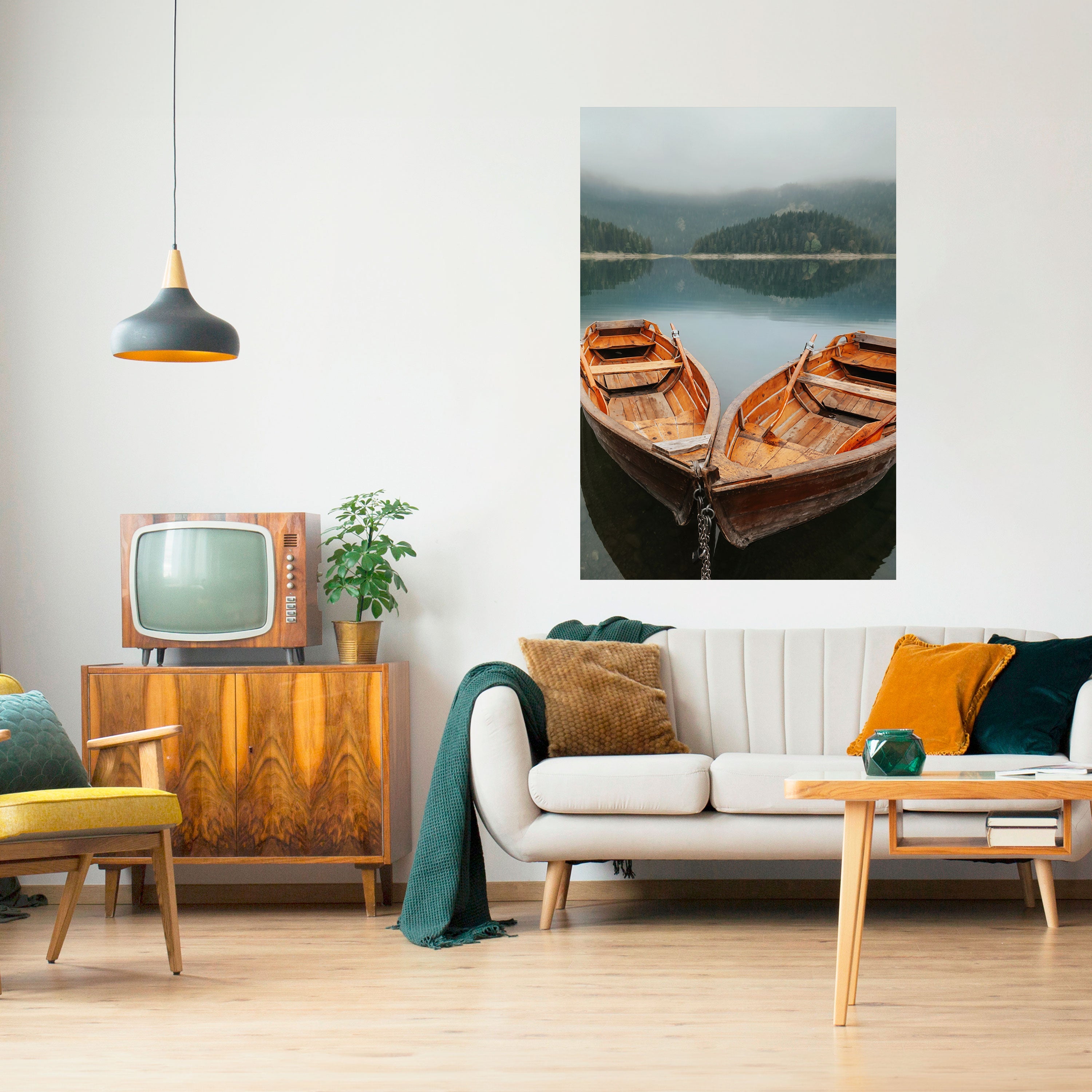 Αφίσα Harmony of Boats με δυνατότητα αφαίρεσης και κολλήματος