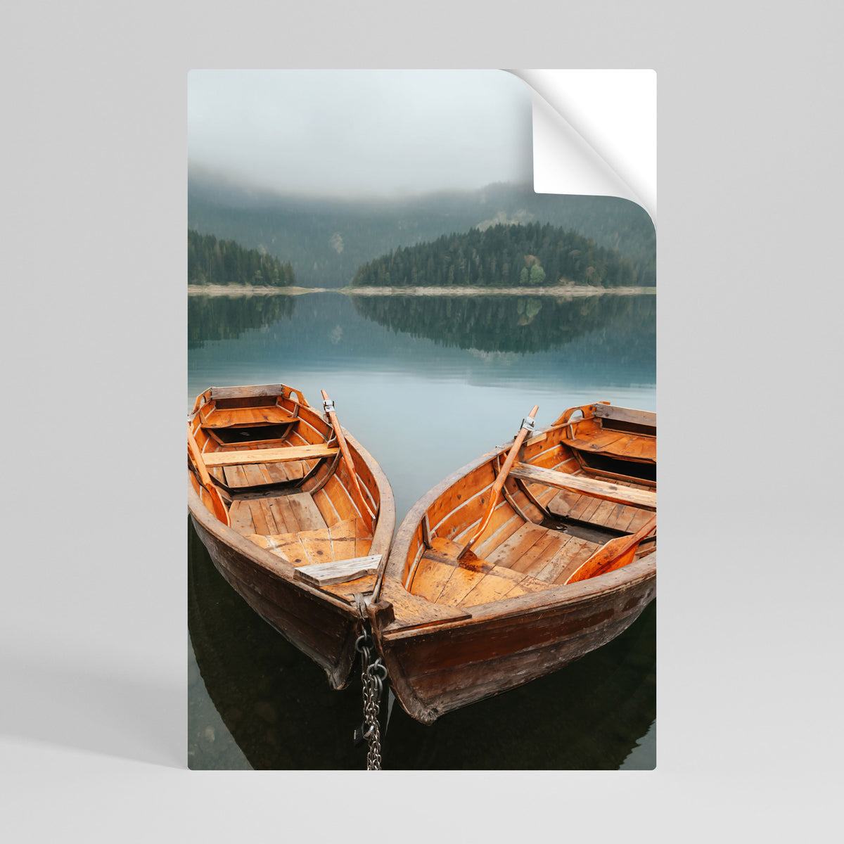 HARMONY OF BOATS Αυτοκόλλητη Αφίσα κάθετη