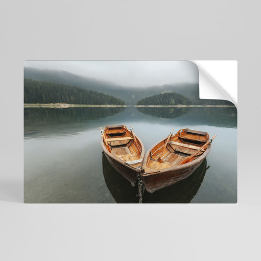 HARMONY OF BOATS Αυτοκόλλητη Αφίσα οριζόντια