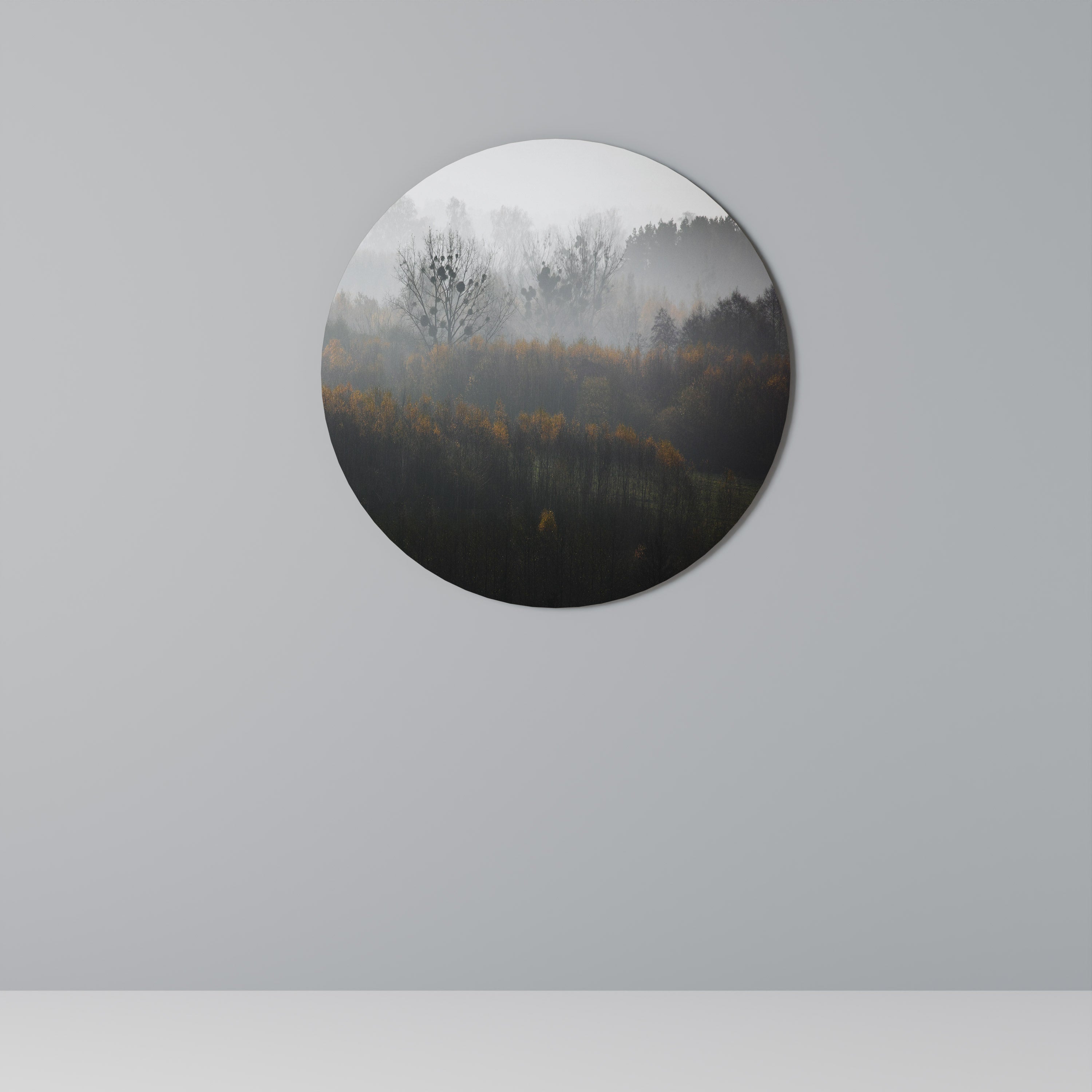 Στρογγυλή Τέχνη Τοίχου AUTUMNAL HAZE