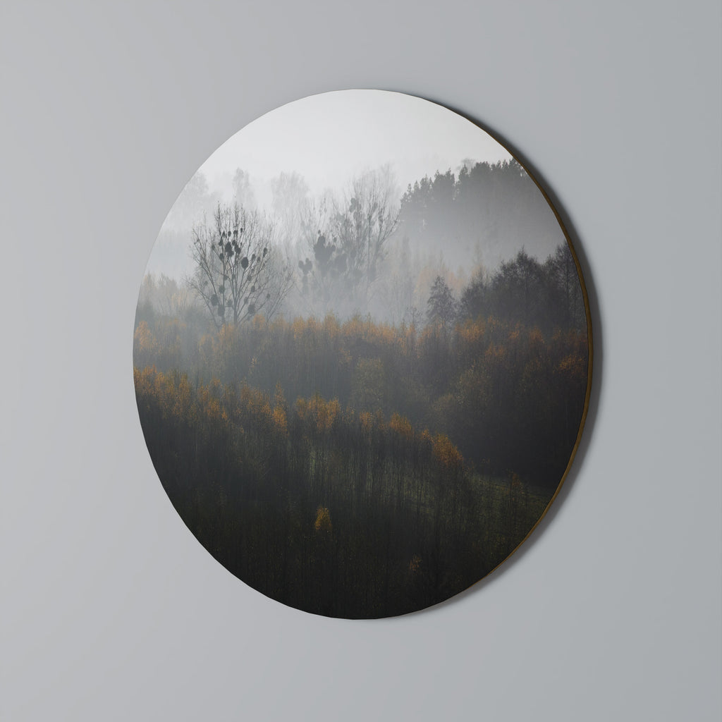 Στρογγυλή Τέχνη Τοίχου AUTUMNAL HAZE