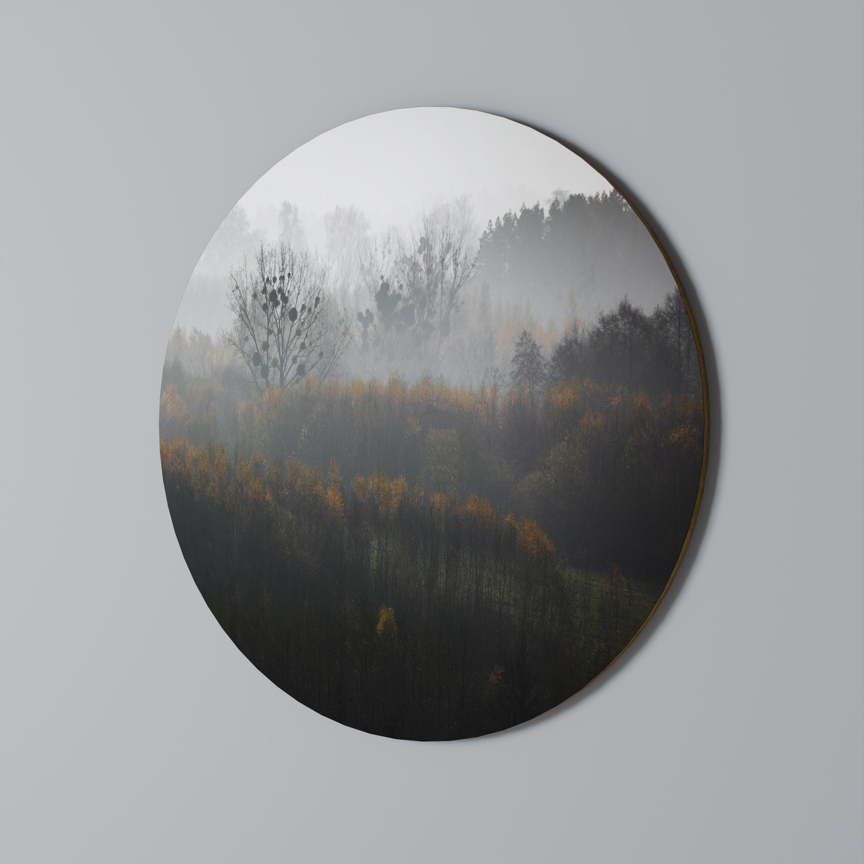 Στρογγυλή Τέχνη Τοίχου AUTUMNAL HAZE