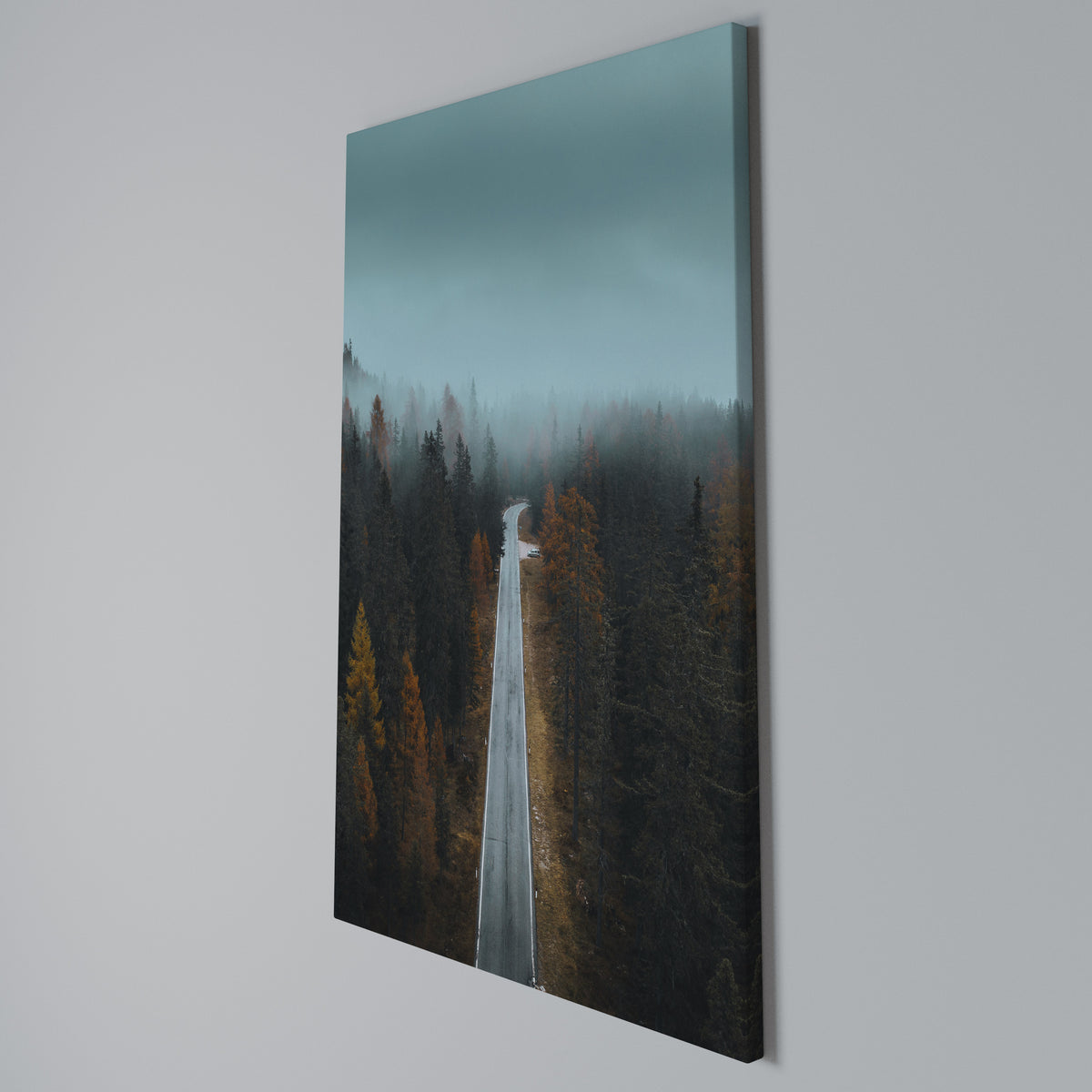 SERENE ROADWAY ESCAPE Κατακόρυφος Πίνακας σε Καμβά