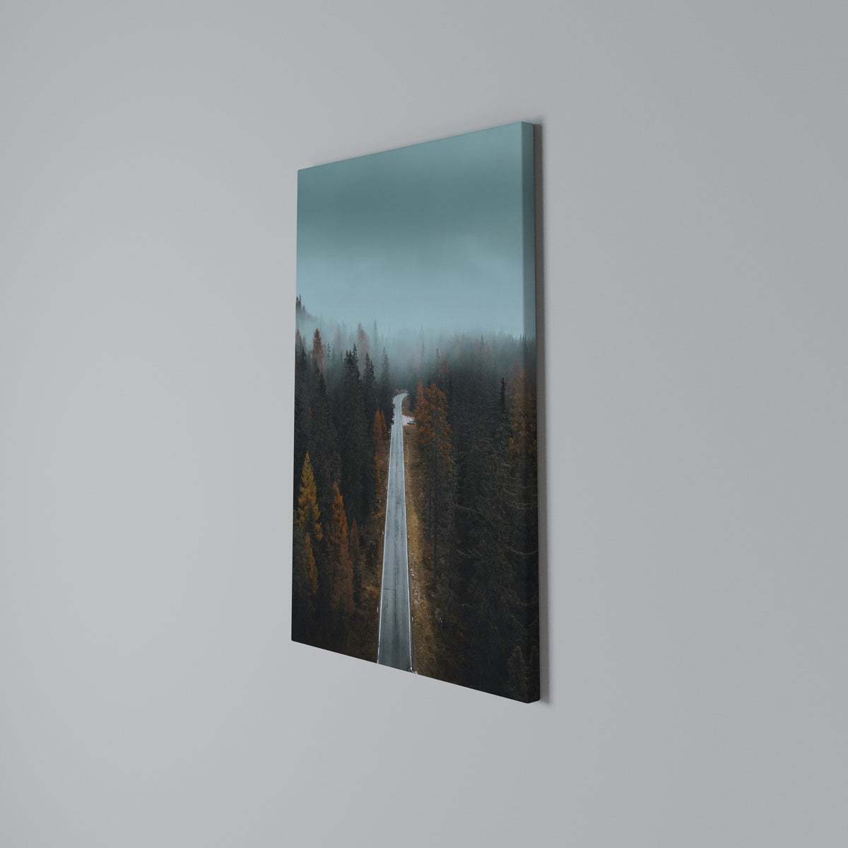 SERENE ROADWAY ESCAPE Κατακόρυφος Πίνακας σε Καμβά