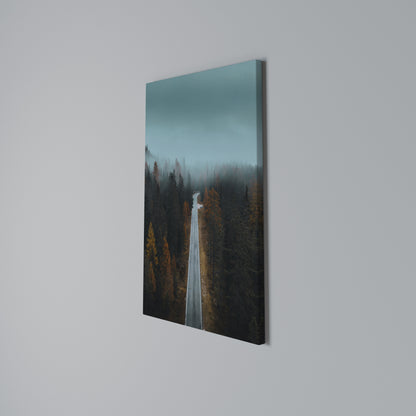 SERENE ROADWAY ESCAPE Κατακόρυφος Πίνακας σε Καμβά