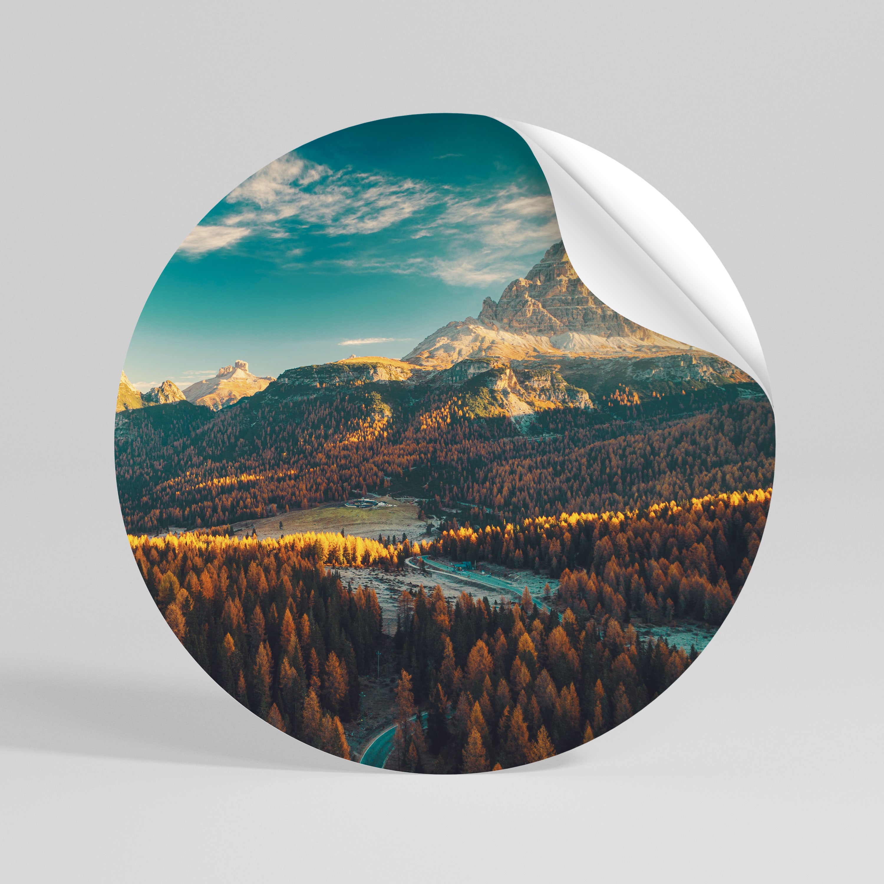 DREAMLAND ESCAPE Αυτοκόλλητη "Peel and Stick" Αφίσα στρογγυλή