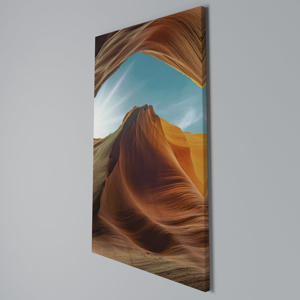 THE CANYON'S WHISPER Κατακόρυφος Πίνακας σε Καμβά
