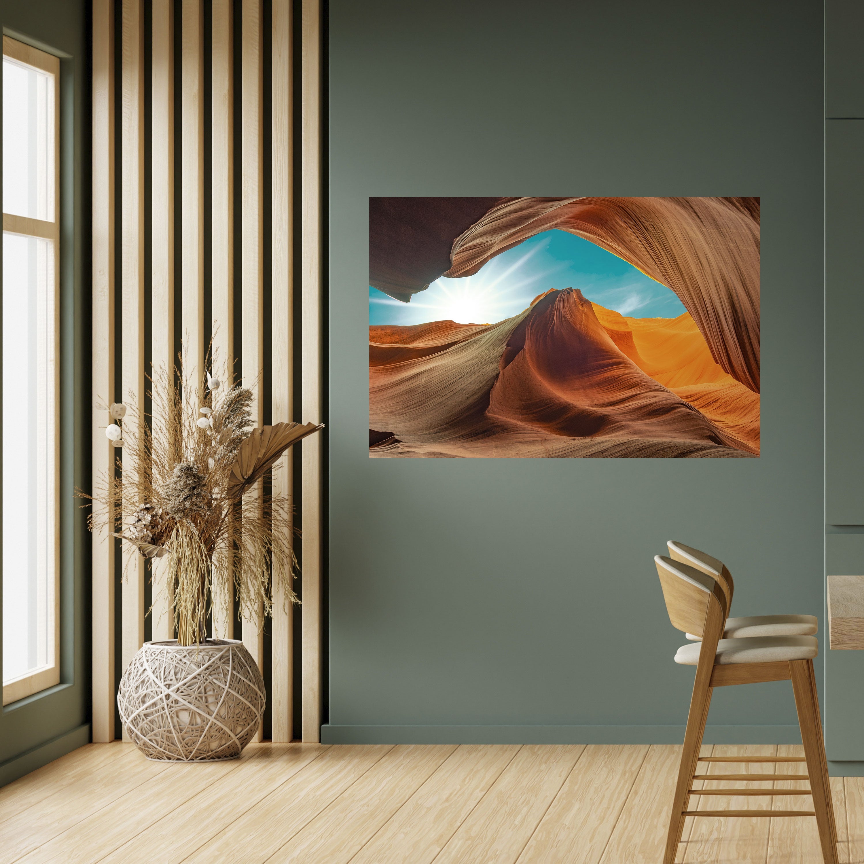 THE CANYON'S WHISPER Peel and Stick Horizontal Poster