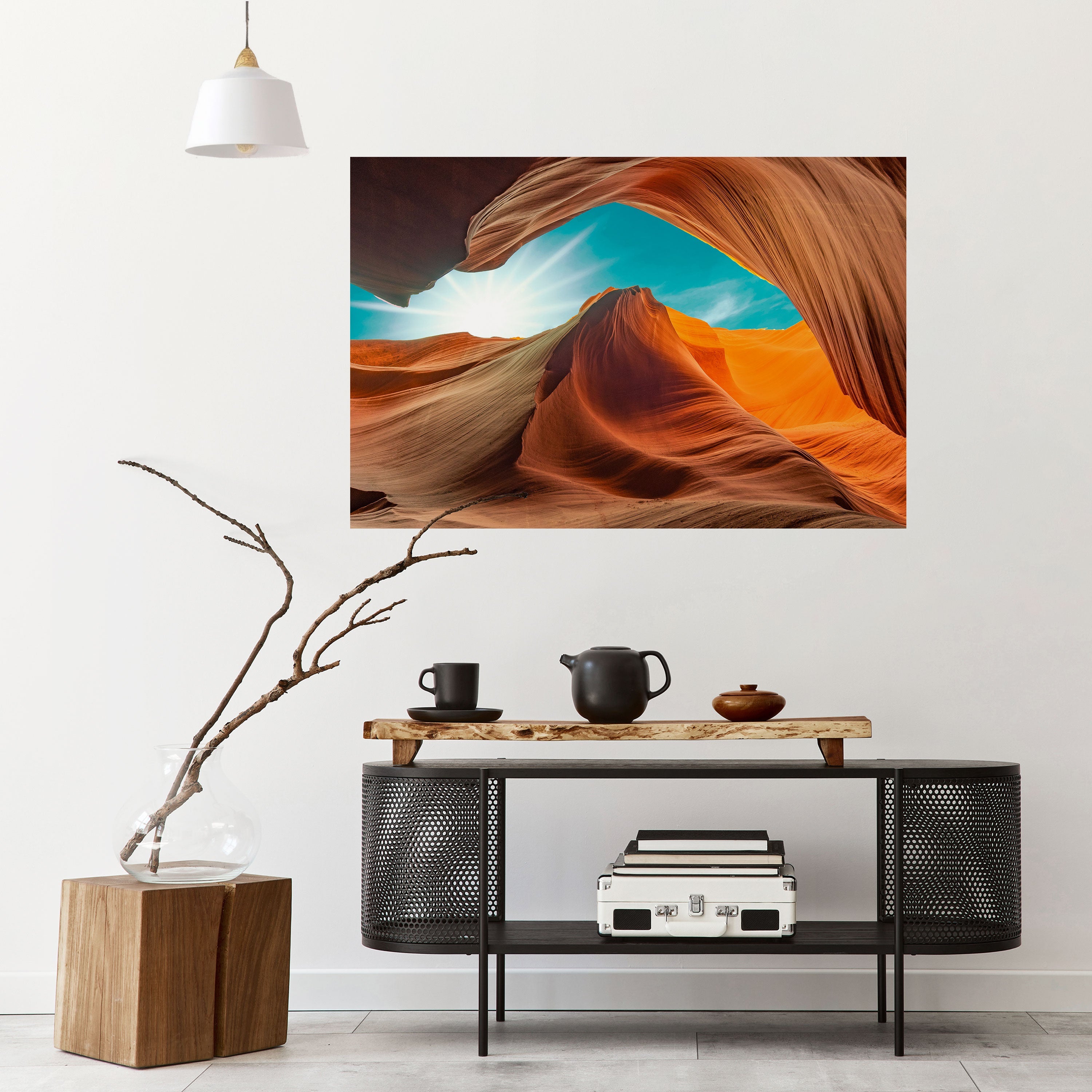 THE CANYON'S WHISPER Peel and Stick Horizontal Poster