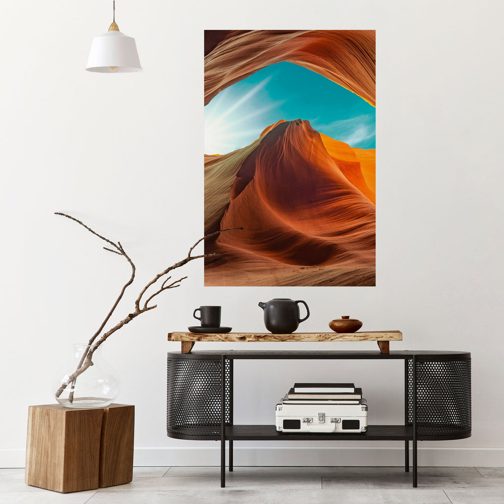 THE CANYON'S WHISPER Peel and Stick Vertical Poster