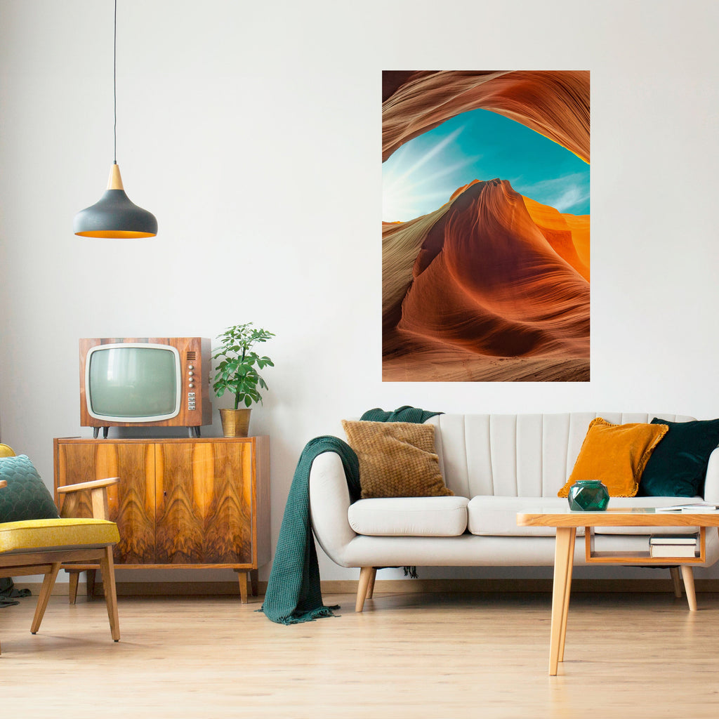 THE CANYON'S WHISPER Peel and Stick Vertical Poster