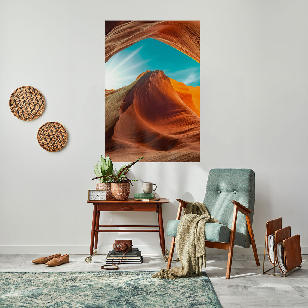 THE CANYON'S WHISPER Peel and Stick Vertical Poster