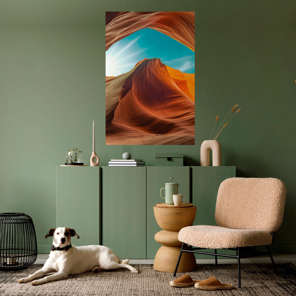 THE CANYON'S WHISPER Peel and Stick Vertical Poster