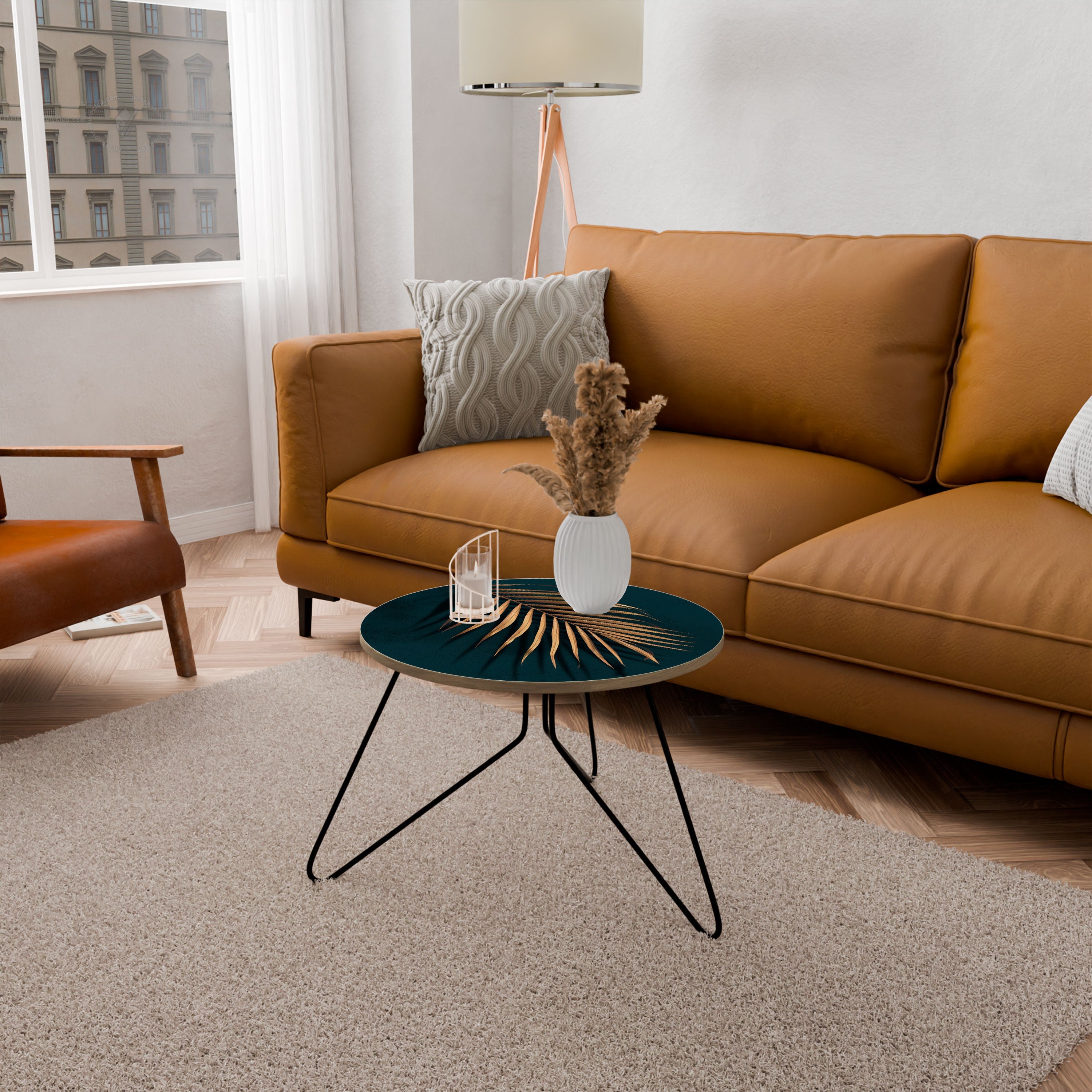 GOLDEN PALM WHISPERS Coffee Table 60