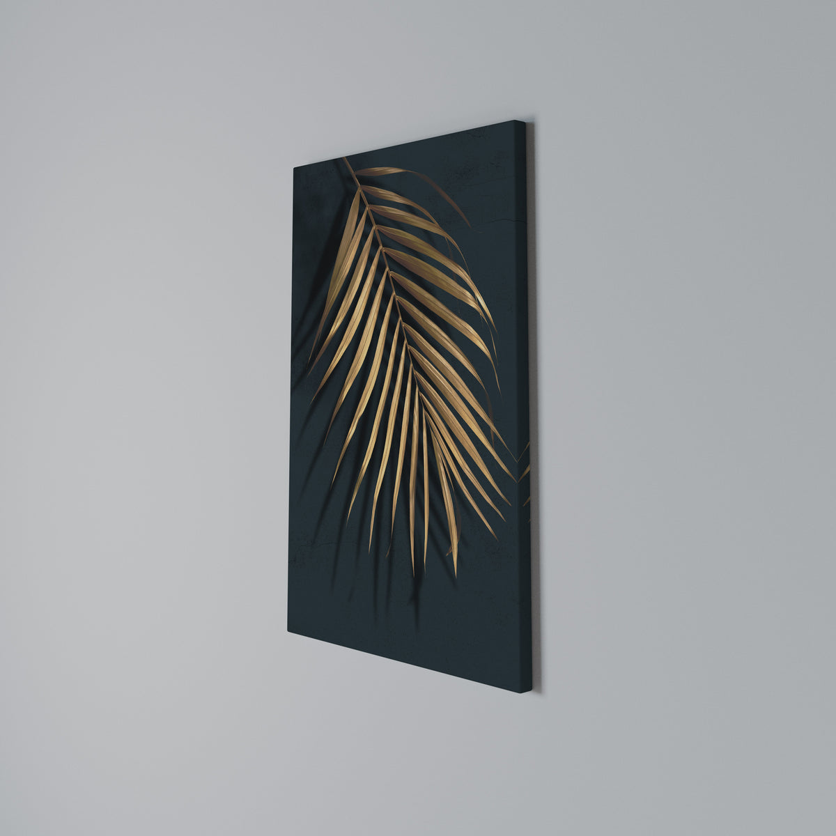 GOLDEN PALM WHISPERS Κατακόρυφος Πίνακας σε Καμβά