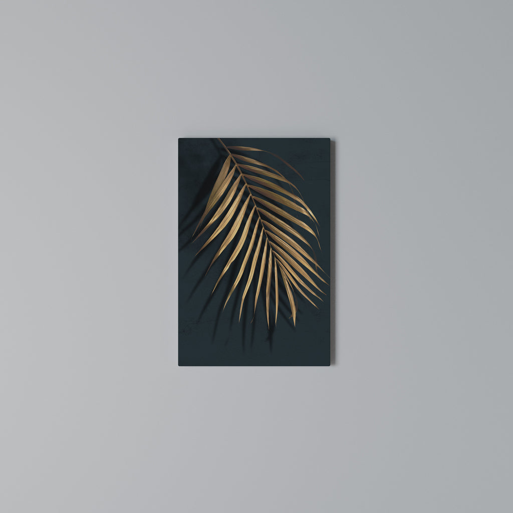 GOLDEN PALM WHISPERS Κατακόρυφος Πίνακας σε Καμβά