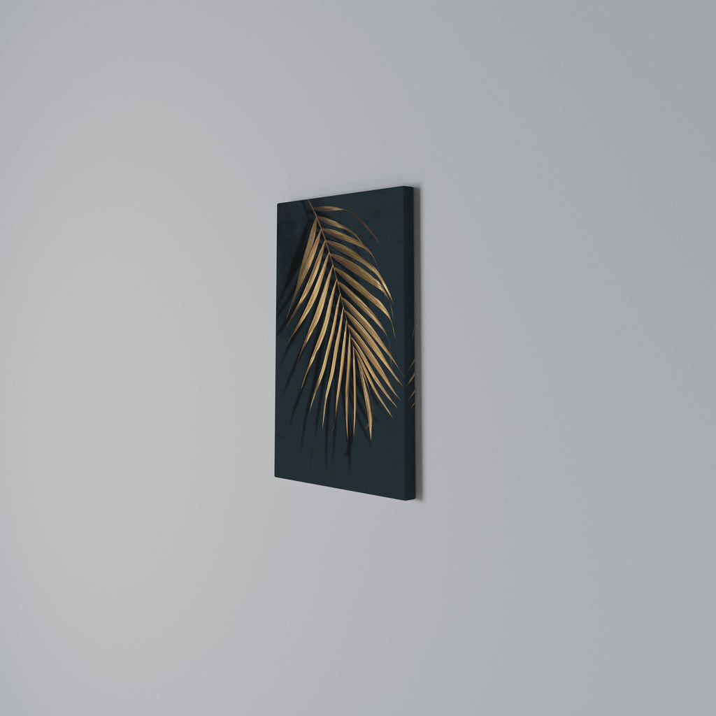 GOLDEN PALM WHISPERS Κατακόρυφος Πίνακας σε Καμβά