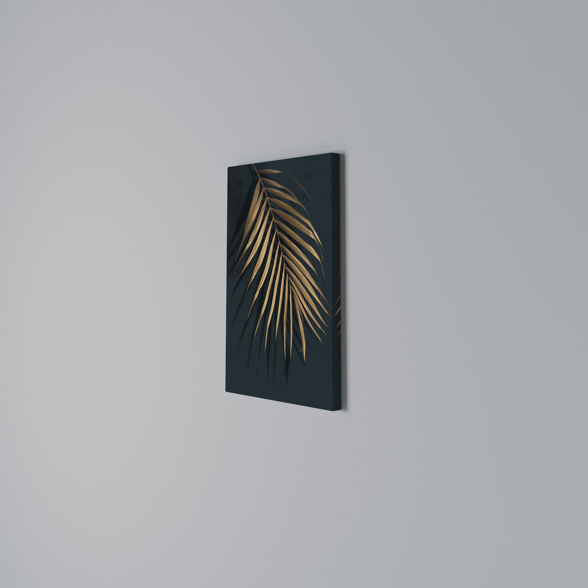 GOLDEN PALM WHISPERS Κατακόρυφος Πίνακας σε Καμβά