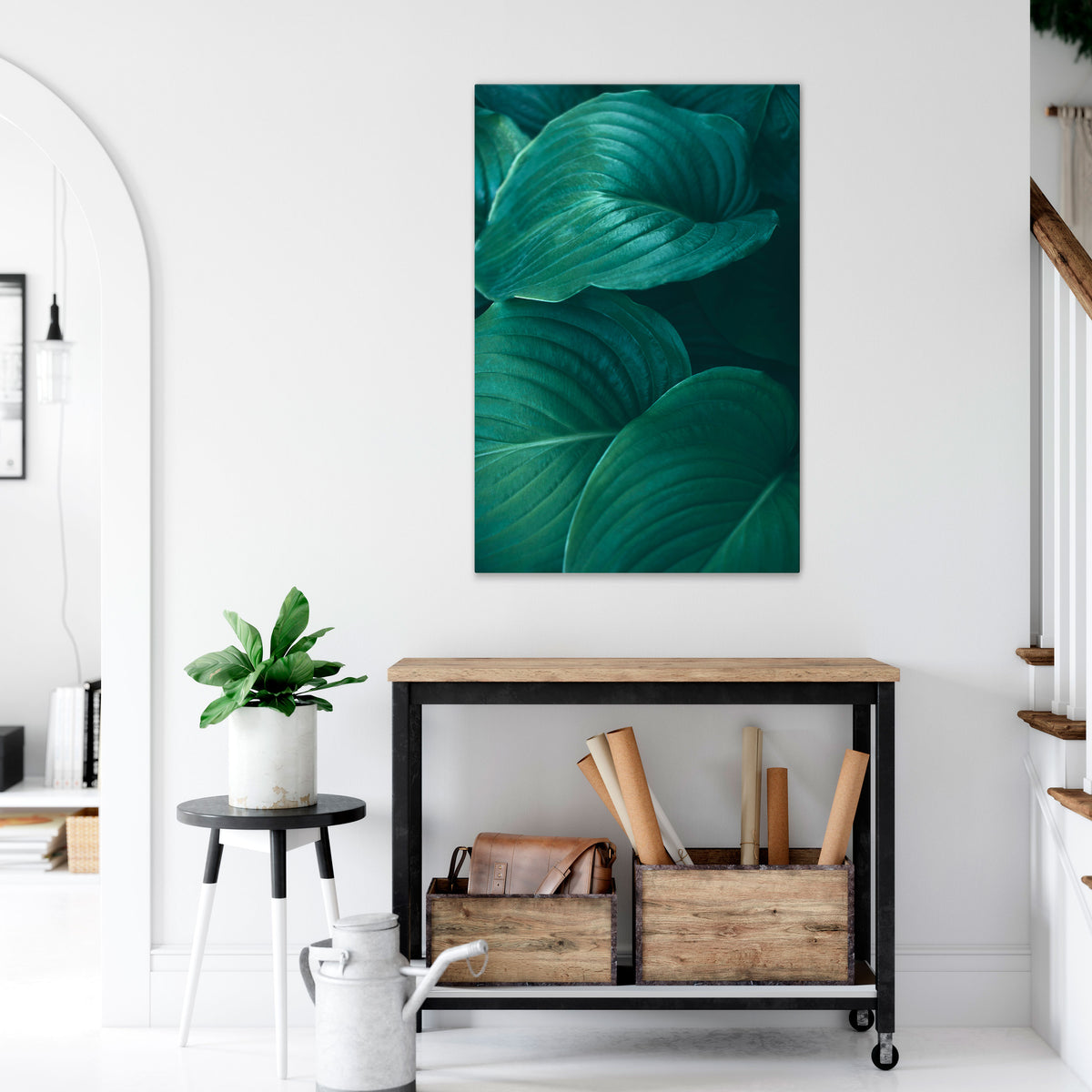 SUBTLE BOTANICAL HUES Κατακόρυφος Πίνακας σε Καμβά