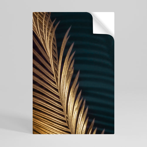 LUXE LEAF DANCE Peel and Stick Vertical Poster