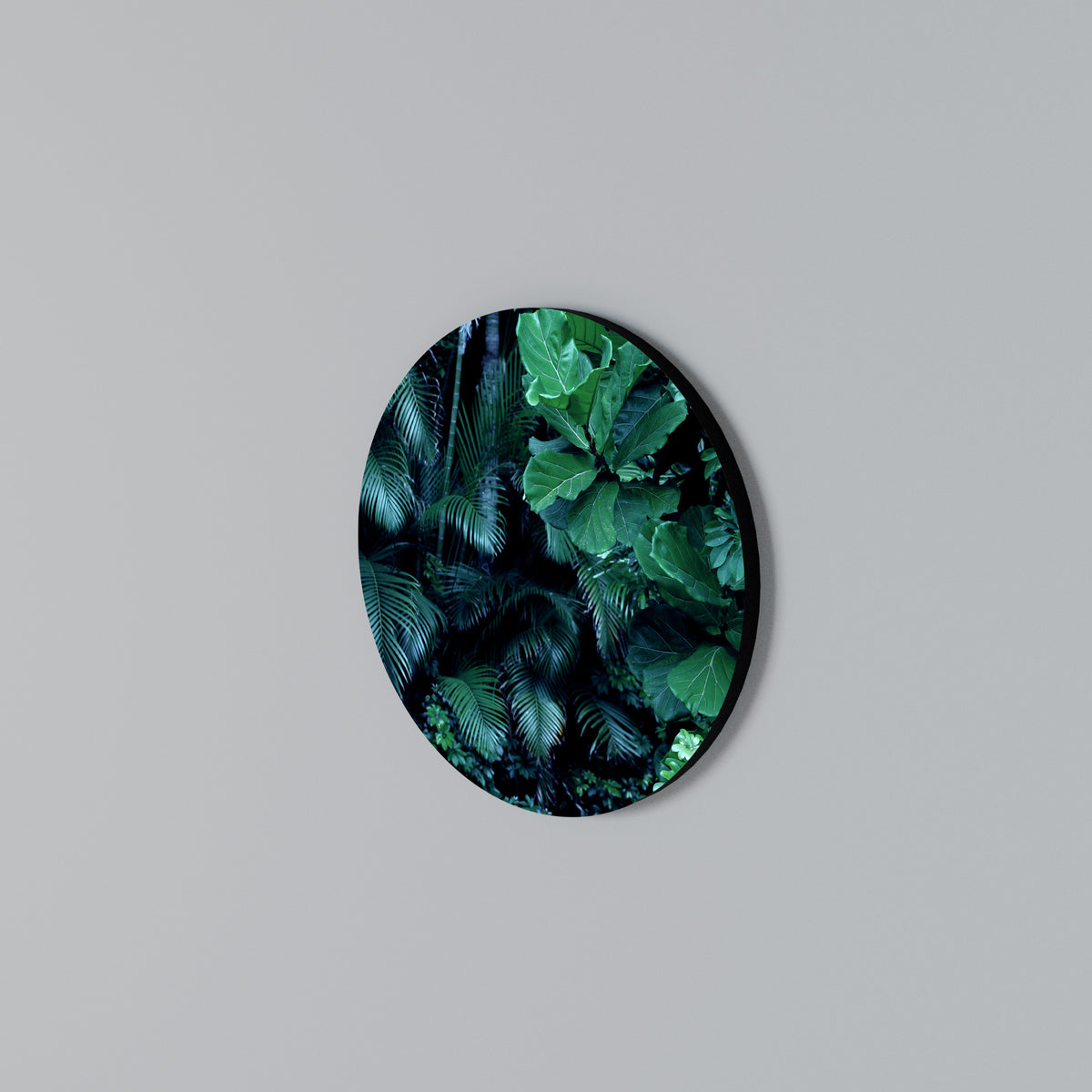 DEEP JUNGLE SERENADE Round Wall Art