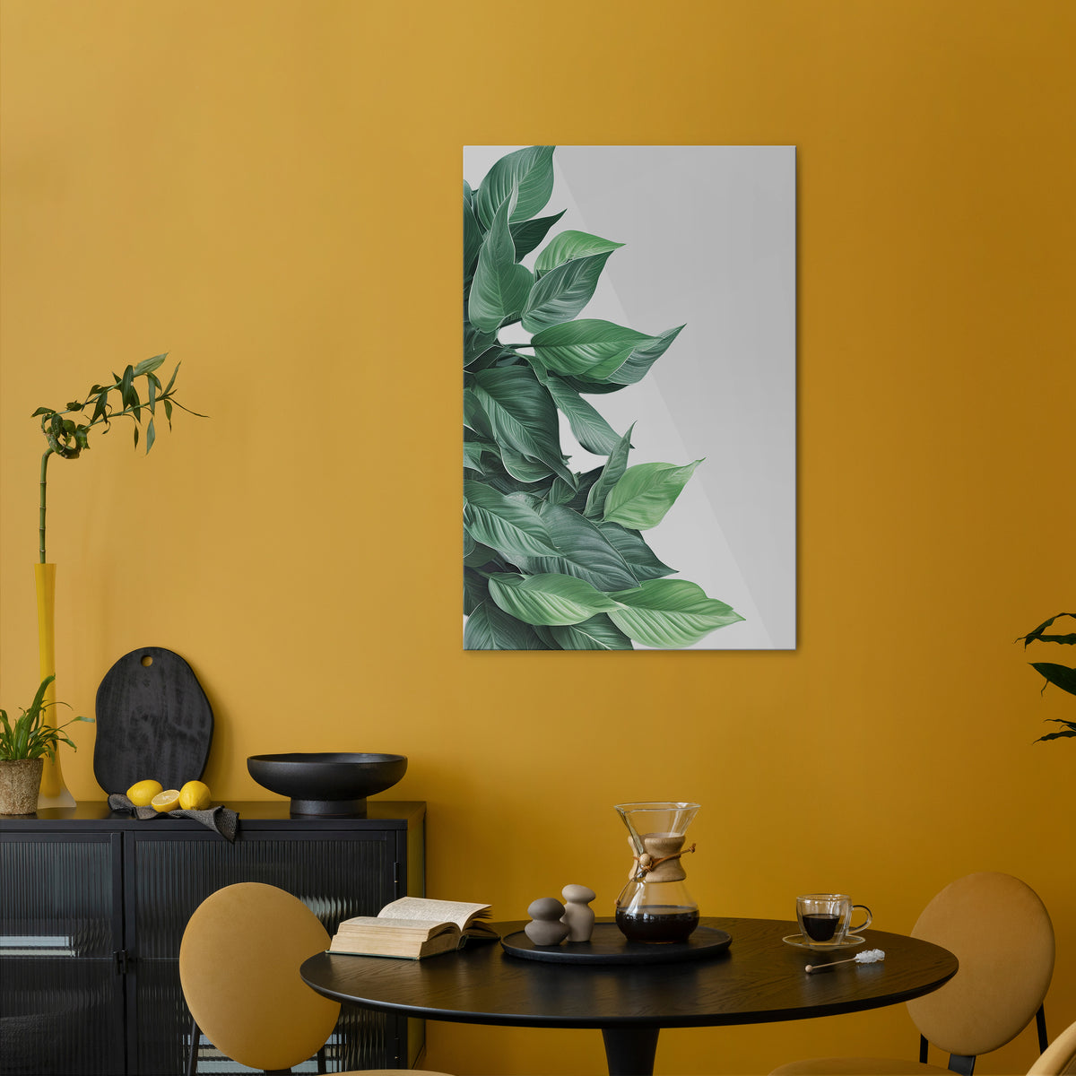 LUSH LEAFY WHIMSY Κατακόρυφος Πίνακας σε Καμβά