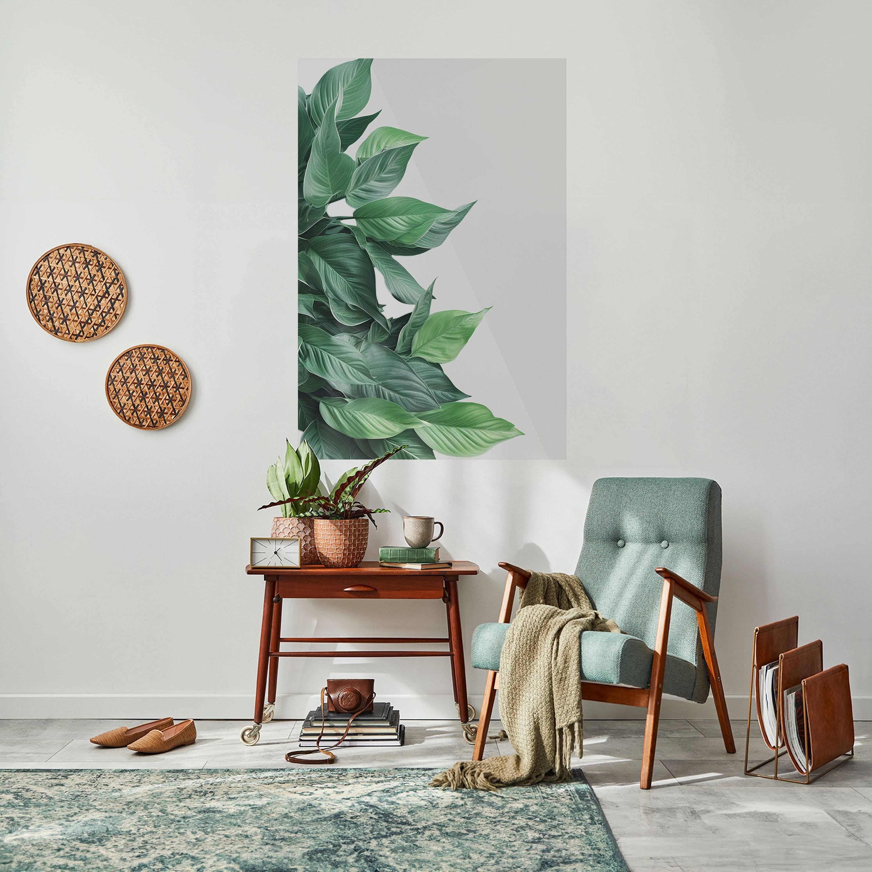 Αφίσα με κάθετο σχέδιο "Lush Leafy Whimsy"