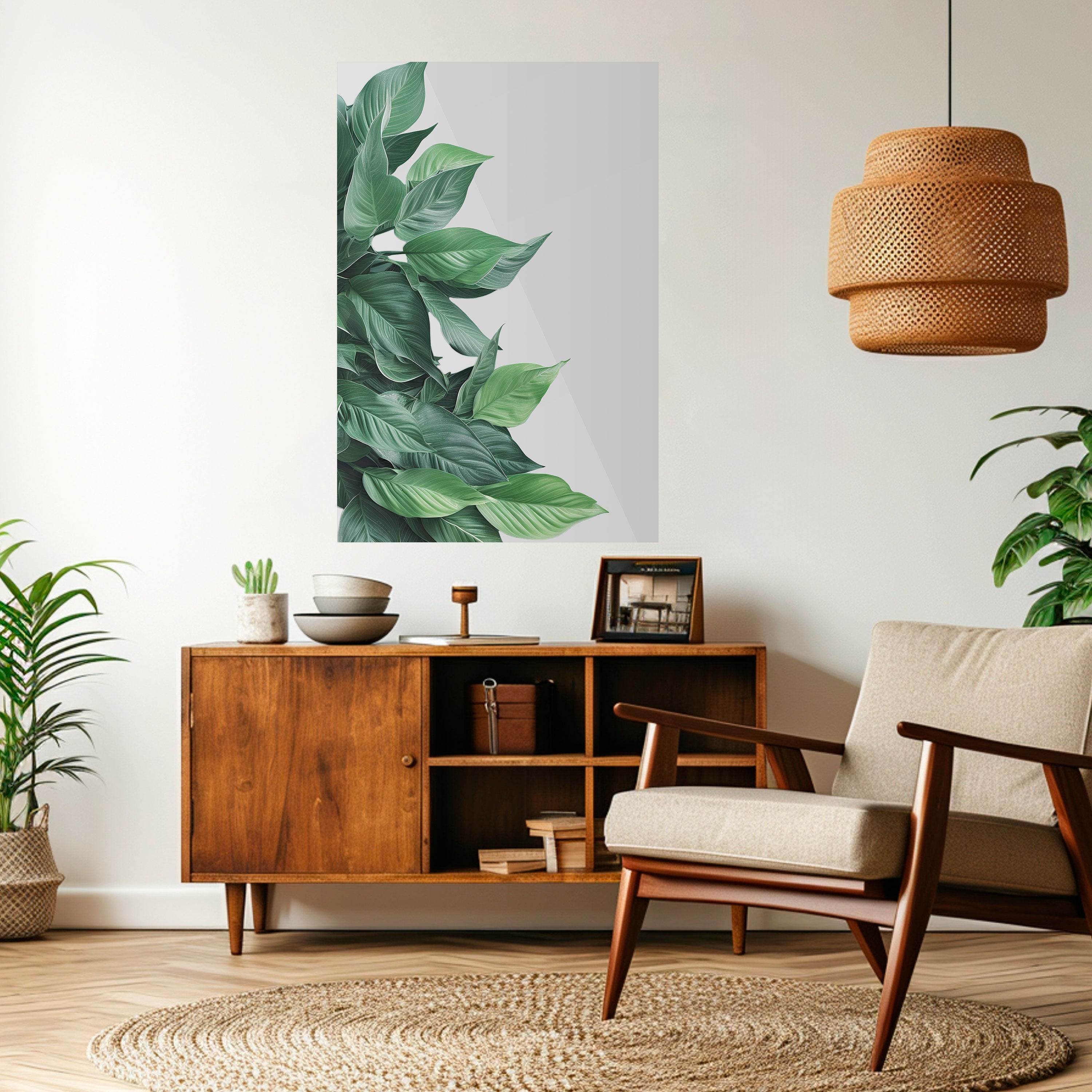 Αφίσα με κάθετο σχέδιο "Lush Leafy Whimsy"