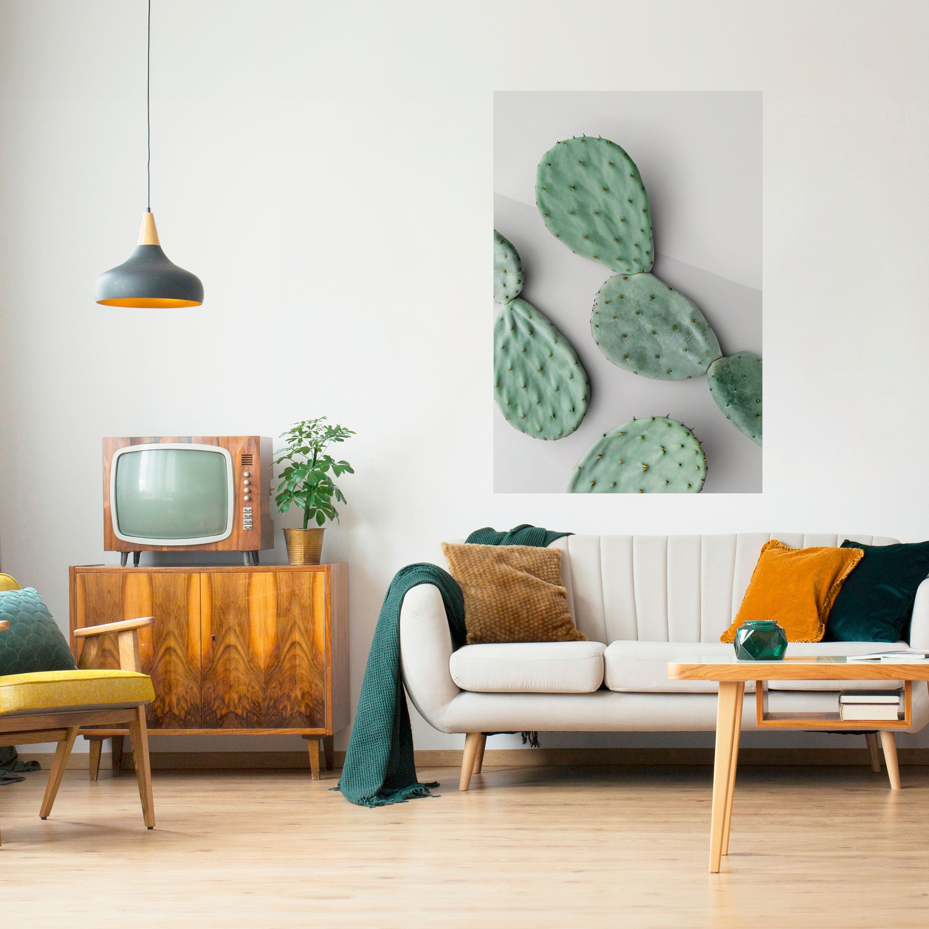 Αφίσα CACTUS DREAMSCAPE με κάθετη κόλλα και κολλήματα
