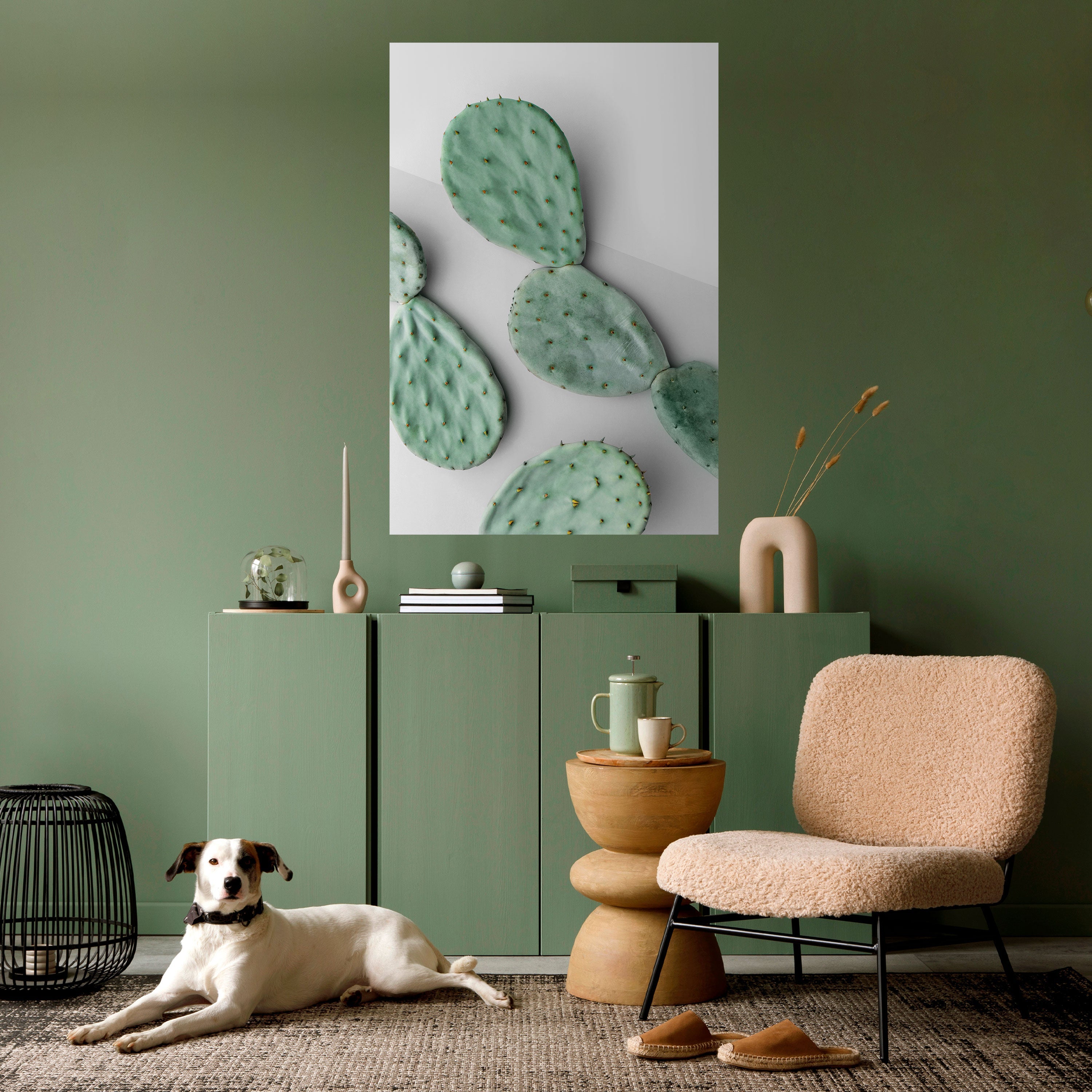 Αφίσα CACTUS DREAMSCAPE με κάθετη κόλλα και κολλήματα