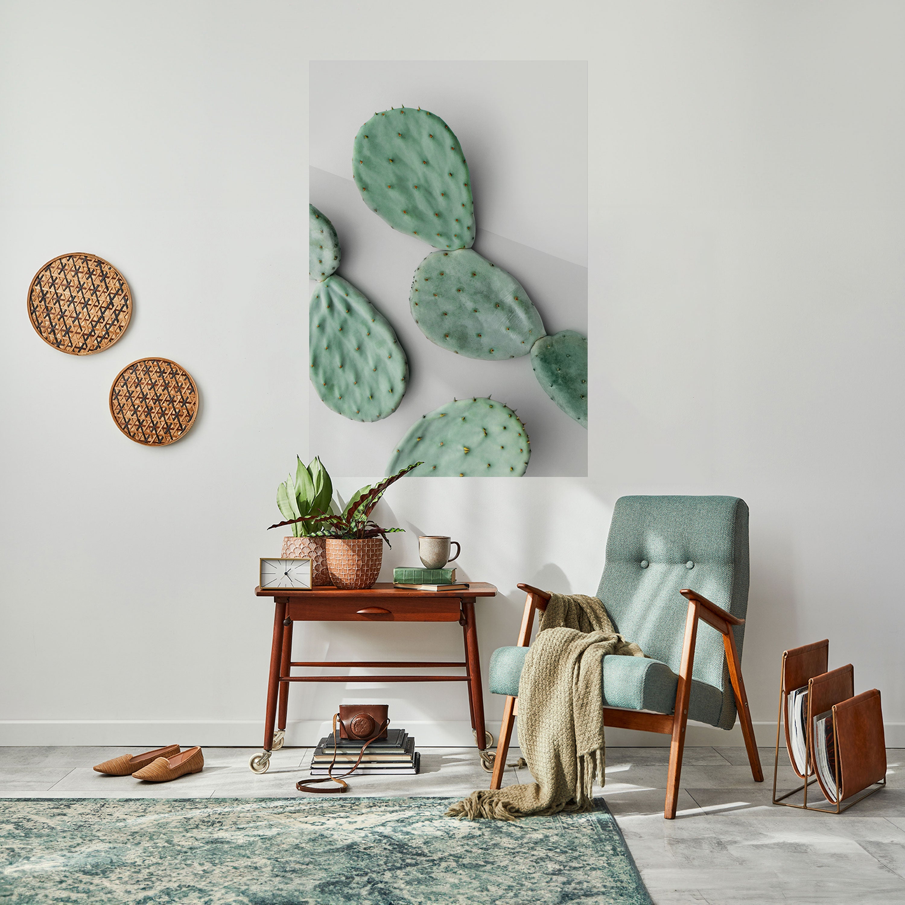 Αφίσα CACTUS DREAMSCAPE με κάθετη κόλλα και κολλήματα