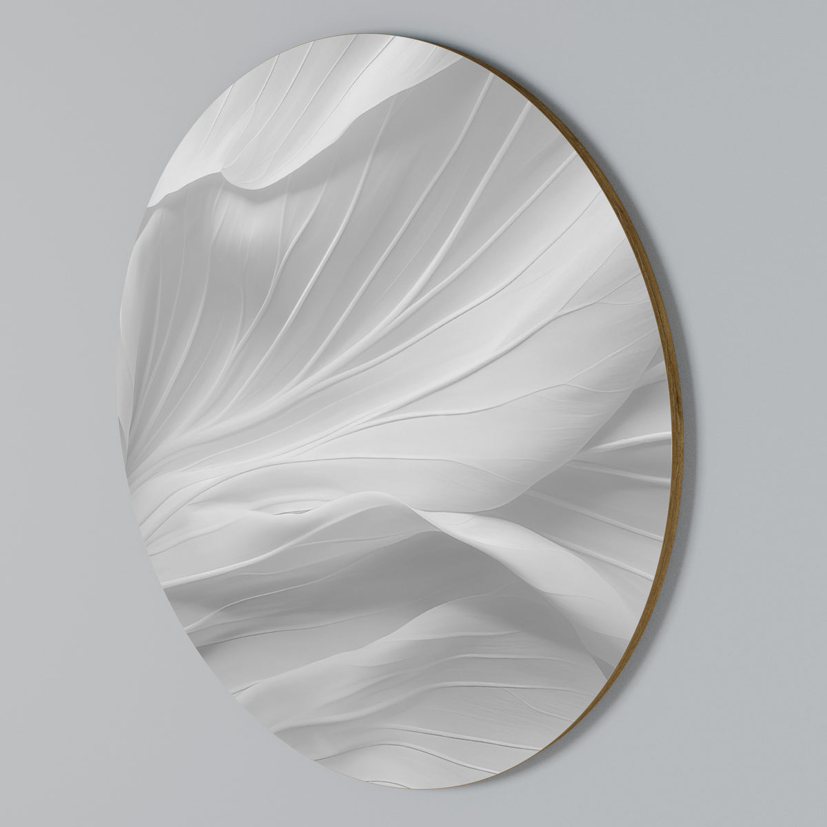 SILKEN SERENITY Στρογγυλός πίνακας ζωγραφικής