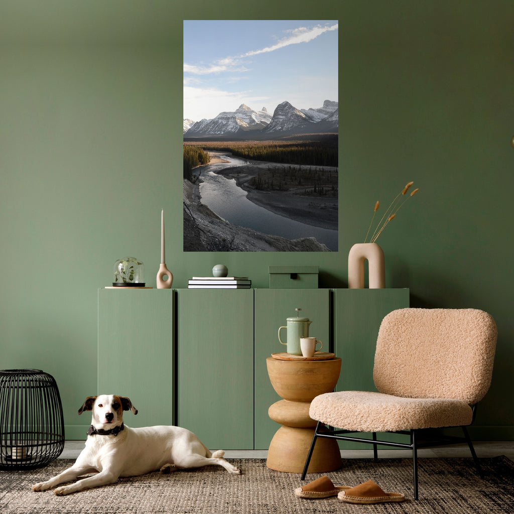 ECHOES OF NATURE'S SPLENDOR Peel and Stick Vertical Poster