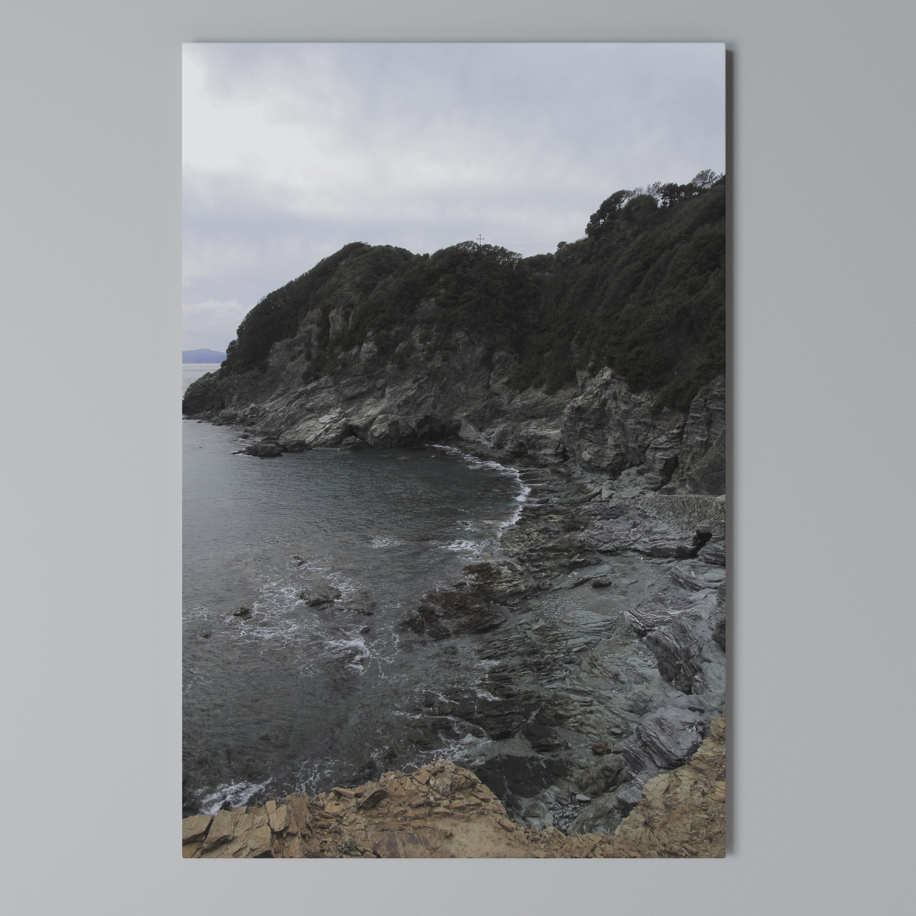 STONE MELODY AT SEA Κατακόρυφος Πίνακας σε Καμβά