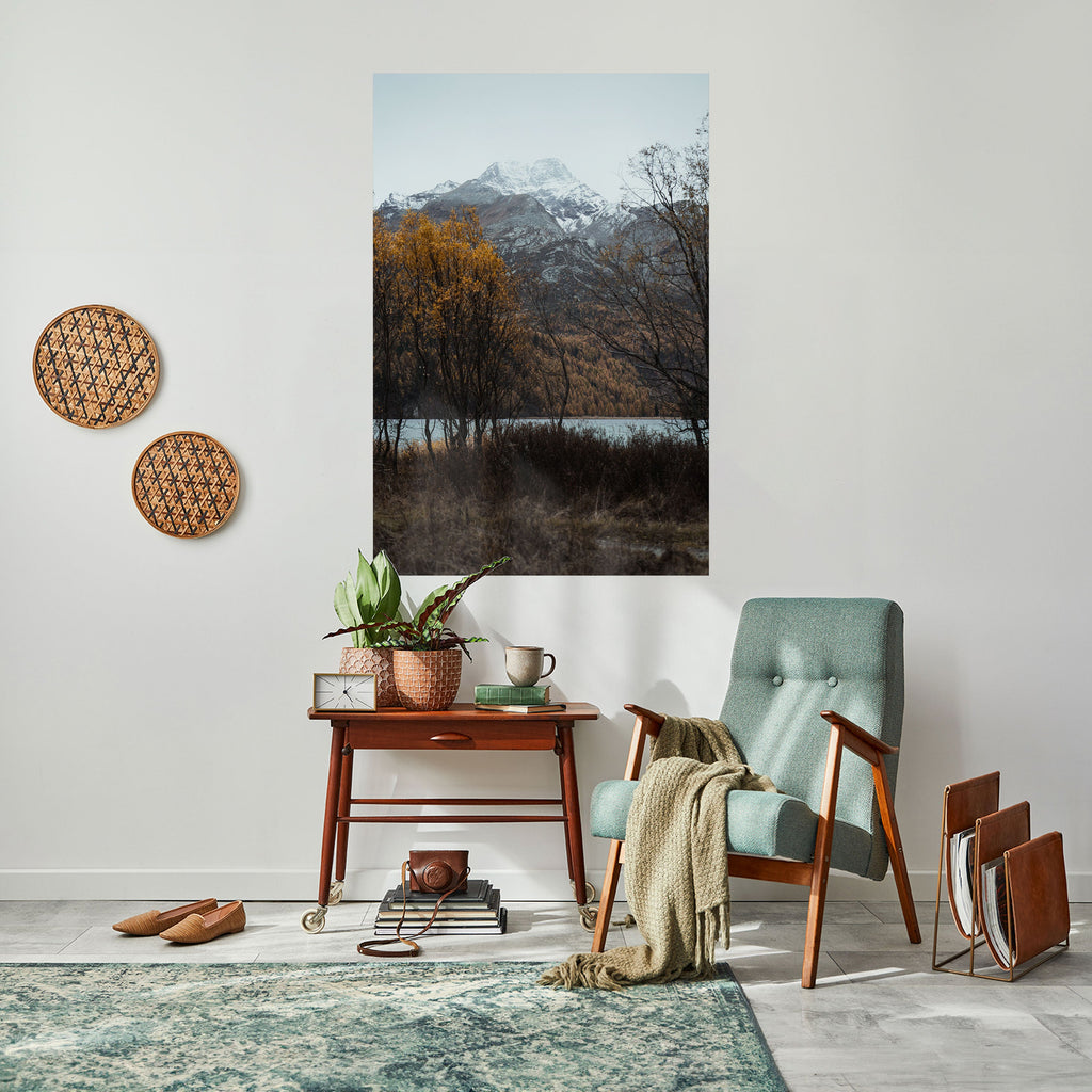 AUTUMN'S SILENT EMBRACE Peel and Stick Vertical Poster