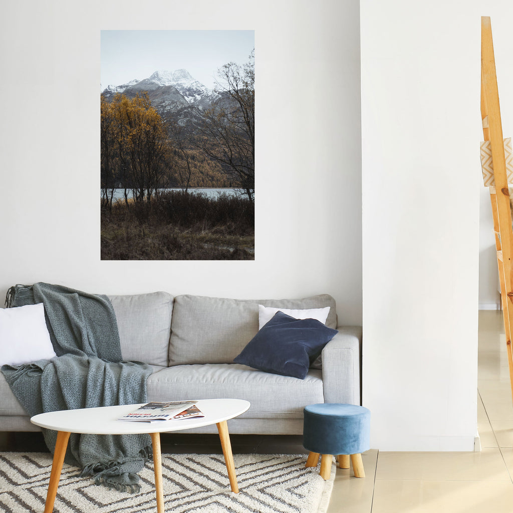 AUTUMN'S SILENT EMBRACE Peel and Stick Vertical Poster