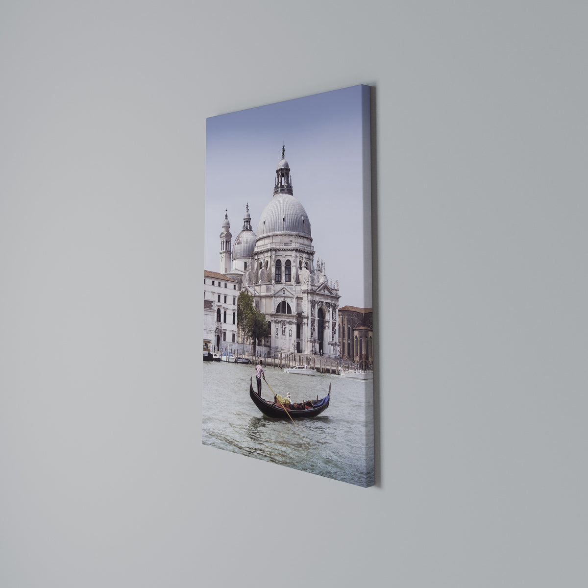 GONDOLA SERENADE Vertical Canvas Print