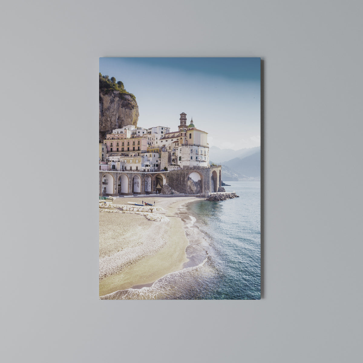 SEASIDE ARCHITECTURAL FANTASY Vertical Canvas Print