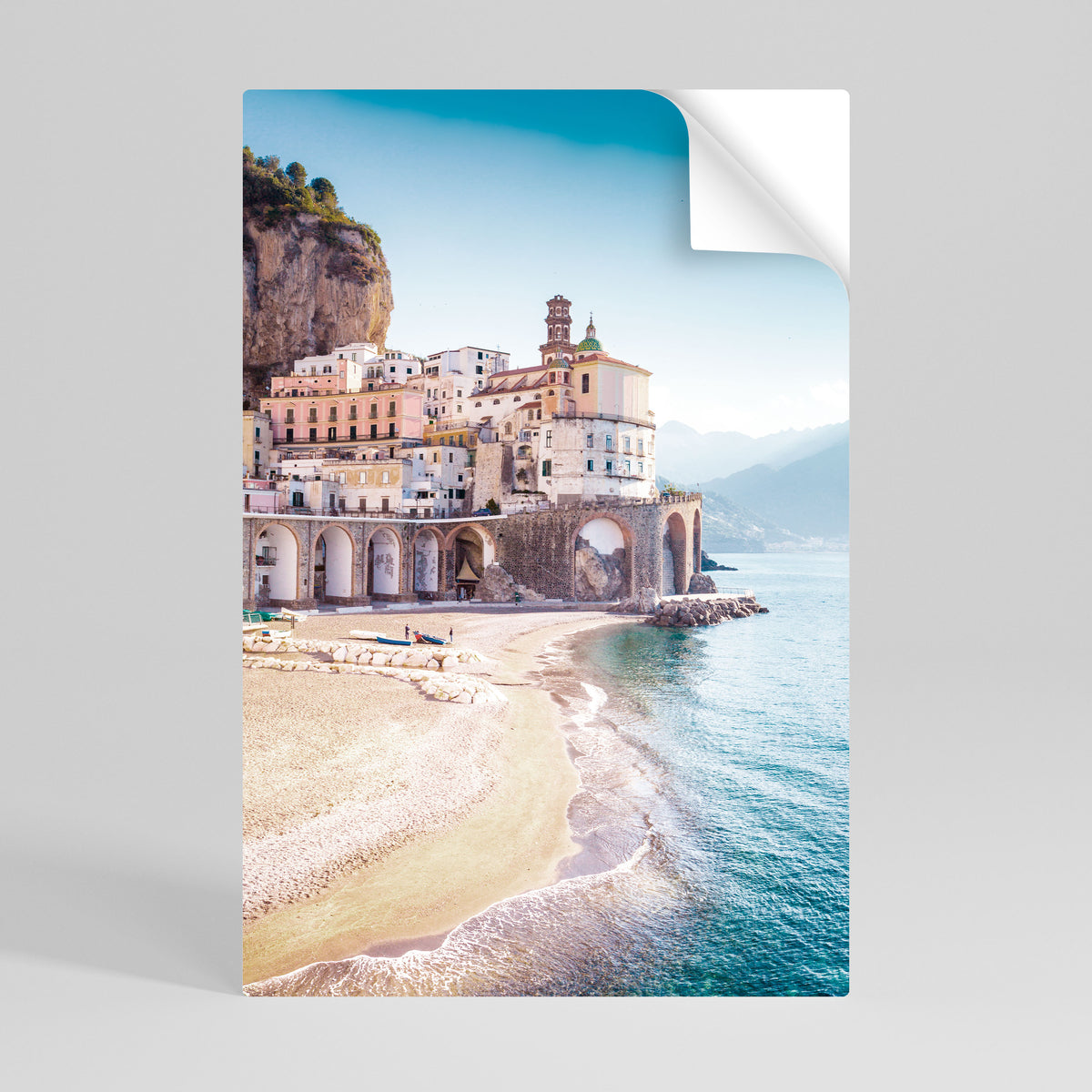 SEASIDE ARCHITECTURAL FANTASY Αυτοκόλλητη Αφίσα κάθετη