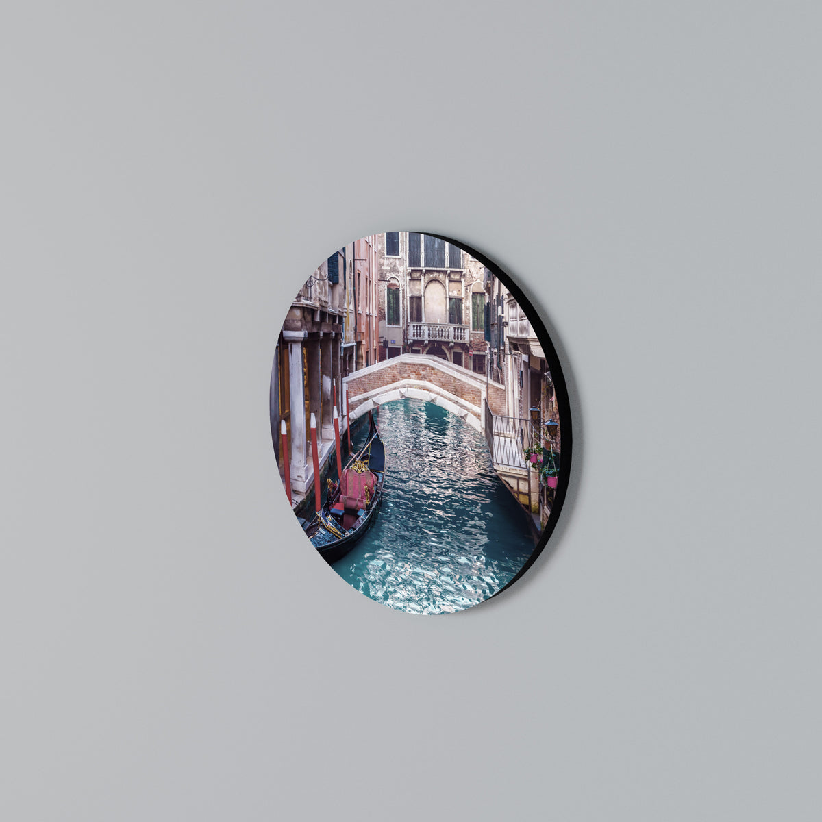 GONDOLA GLIDE Στρογγυλός πίνακας ζωγραφικής