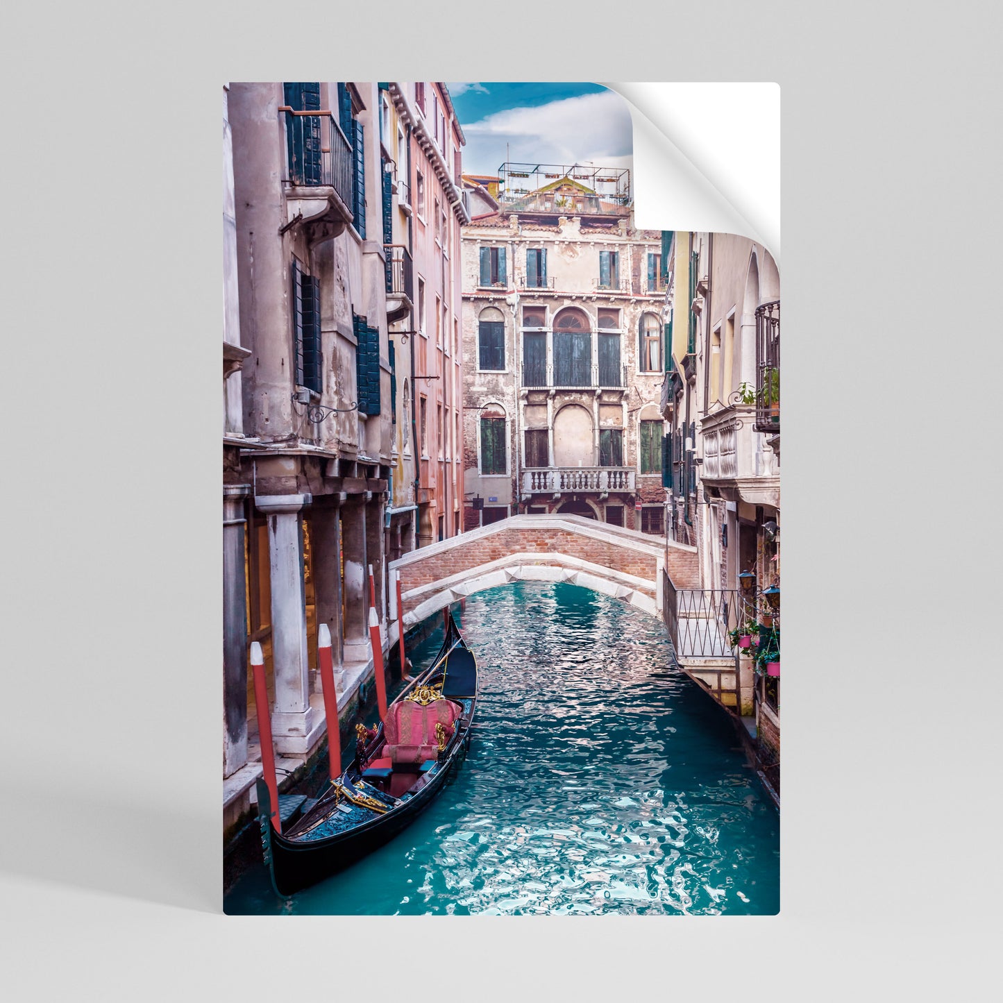 GONDOLA GLIDE Αυτοκόλλητη Αφίσα κάθετη