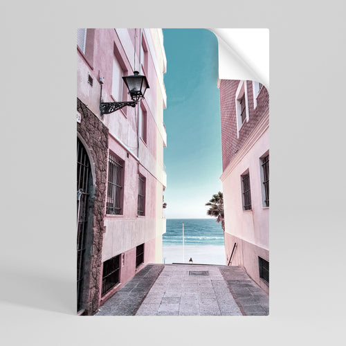 OCEAN'S WHISPER PATH Peel and Stick Vertical Poster