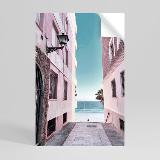 OCEAN'S WHISPER PATH Peel and Stick Vertical Poster