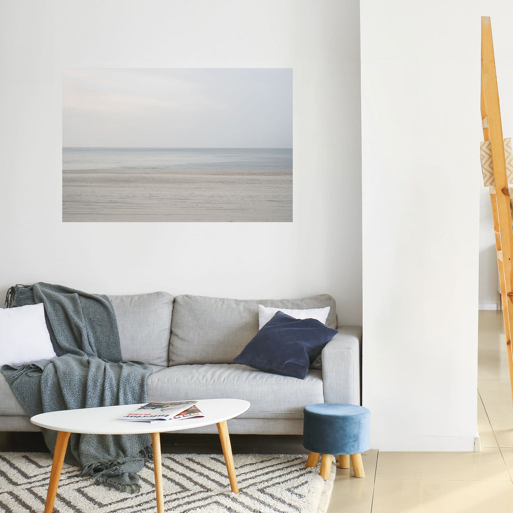 MISTY SEAS OF CALM Peel and Stick Horizontal Poster