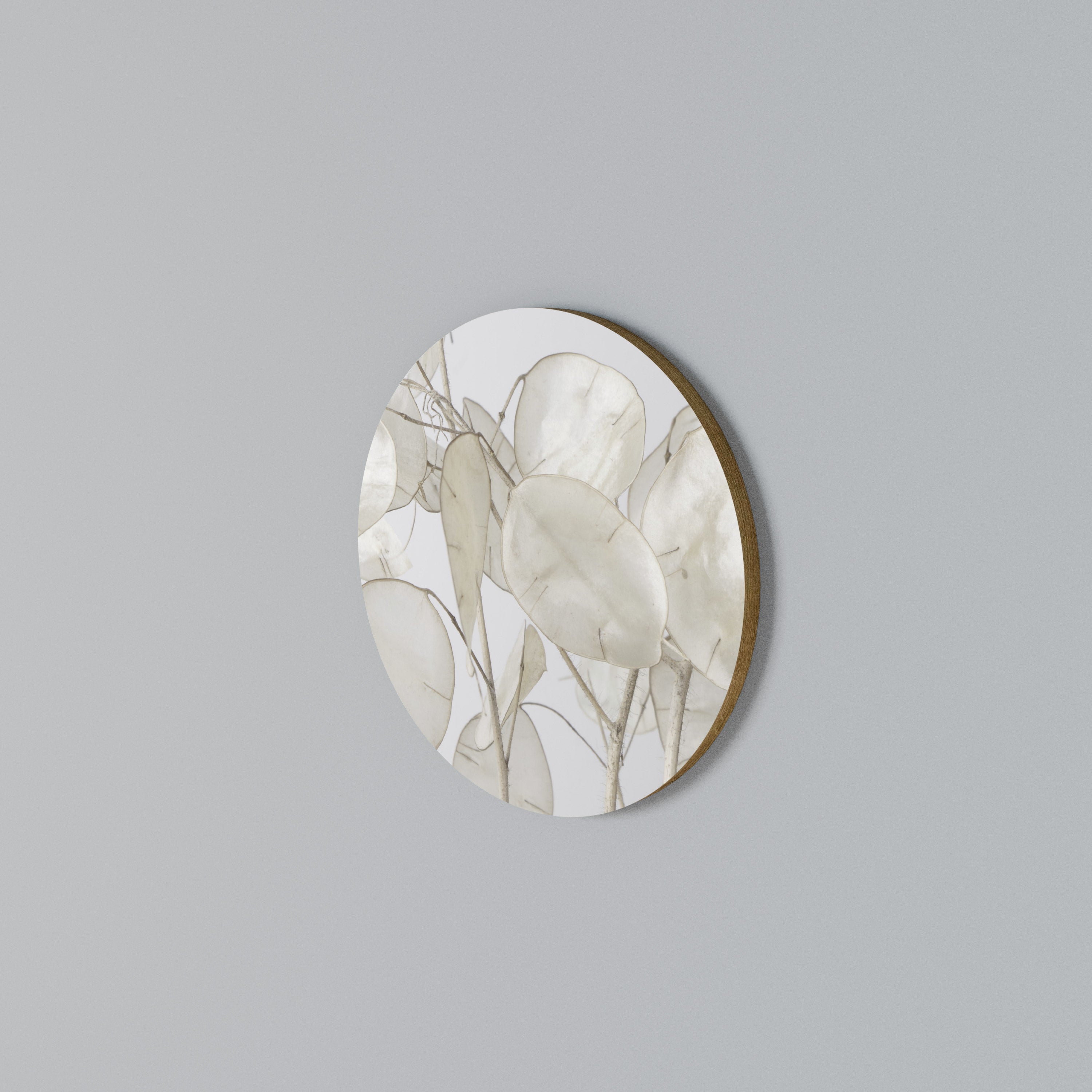 SILKY FOLIAGE WHISPERS Στρογγυλός πίνακας ζωγραφικής