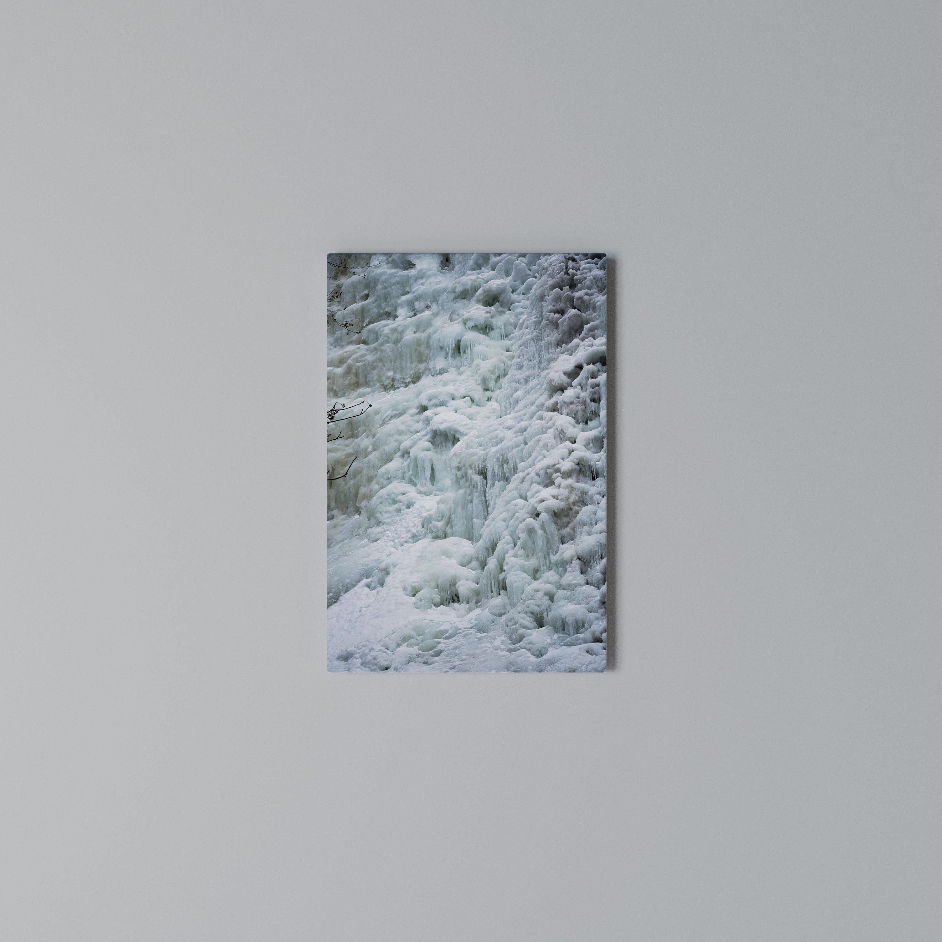 FROSTED WHISPERS Κατακόρυφος Πίνακας σε Καμβά