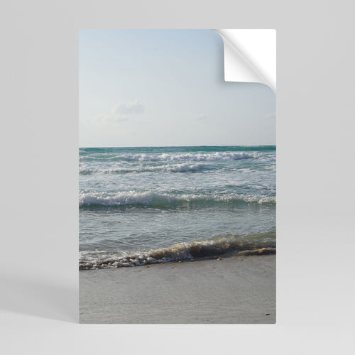 WAVES OF TRANQUILITY Αυτοκόλλητη Αφίσα κάθετη